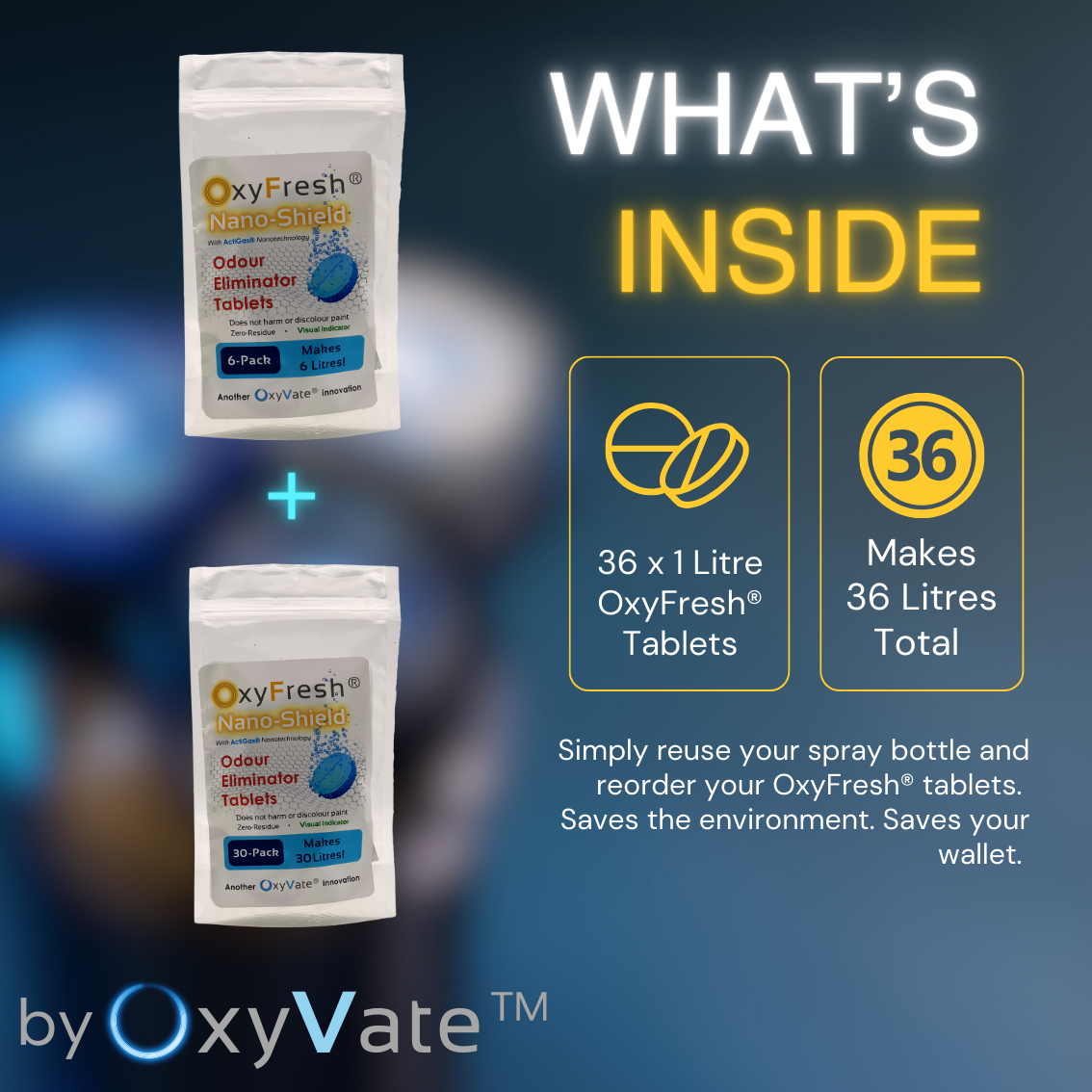 OxyFresh® Odour Eliminator Refill Pack Special