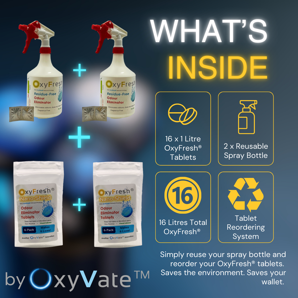OxyFresh® Odour Eliminator Starter Kit Special
